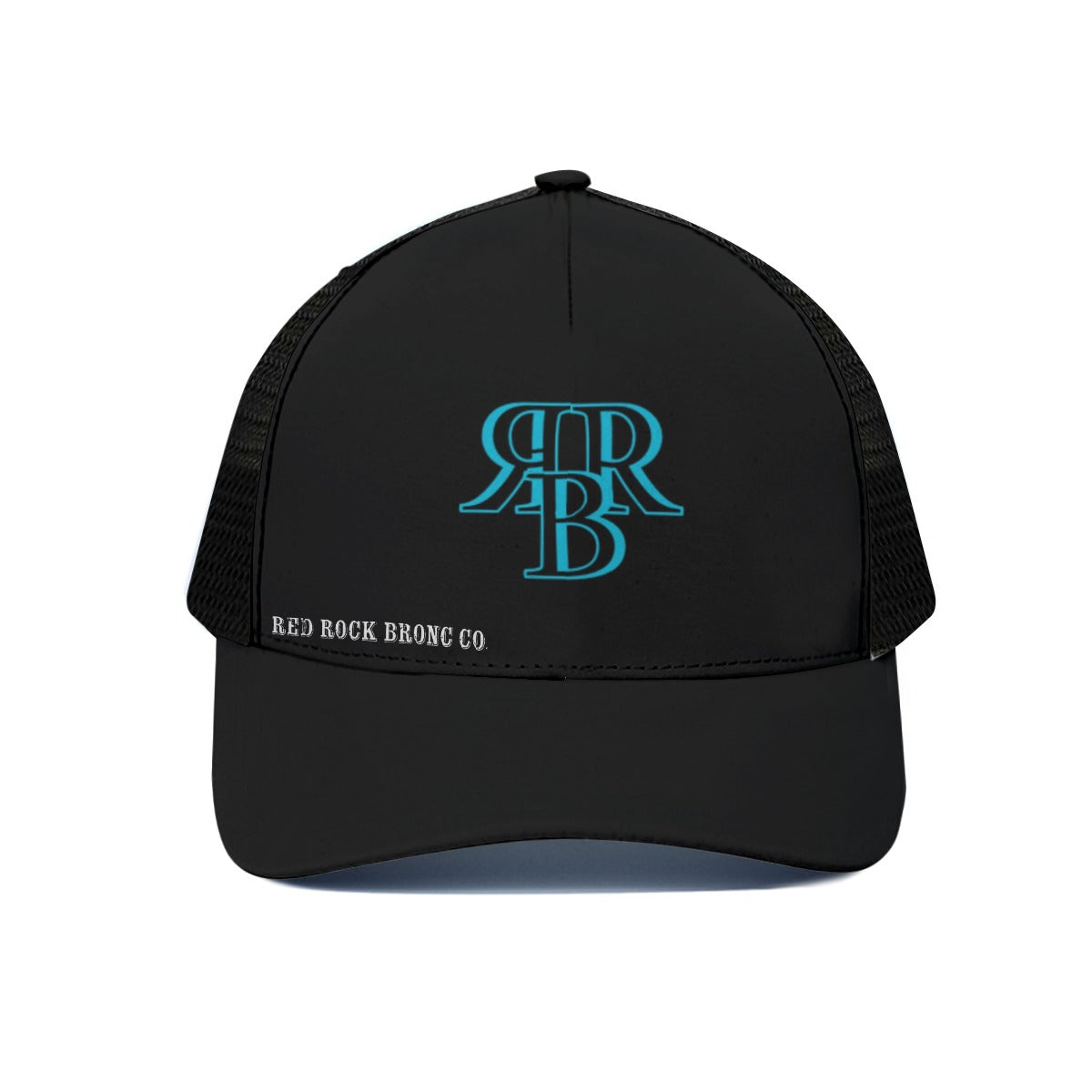 Unisex Trucker Hat With Black Half-mesh