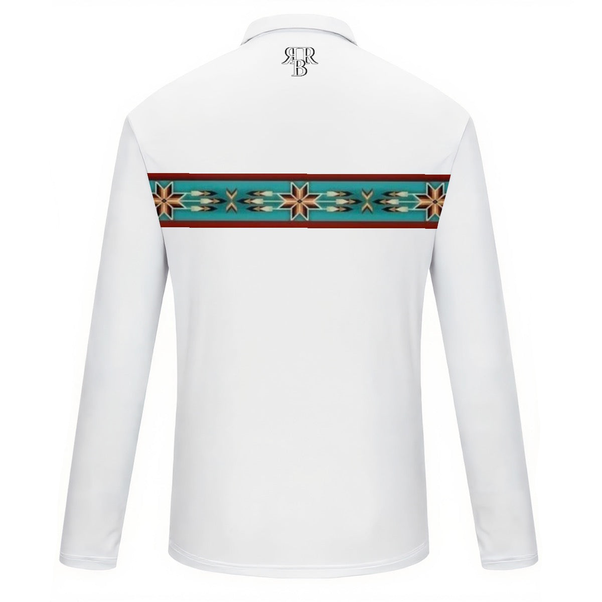 All-Over Print Women's Quarter Zip Sport Shirt With Long Sleeve