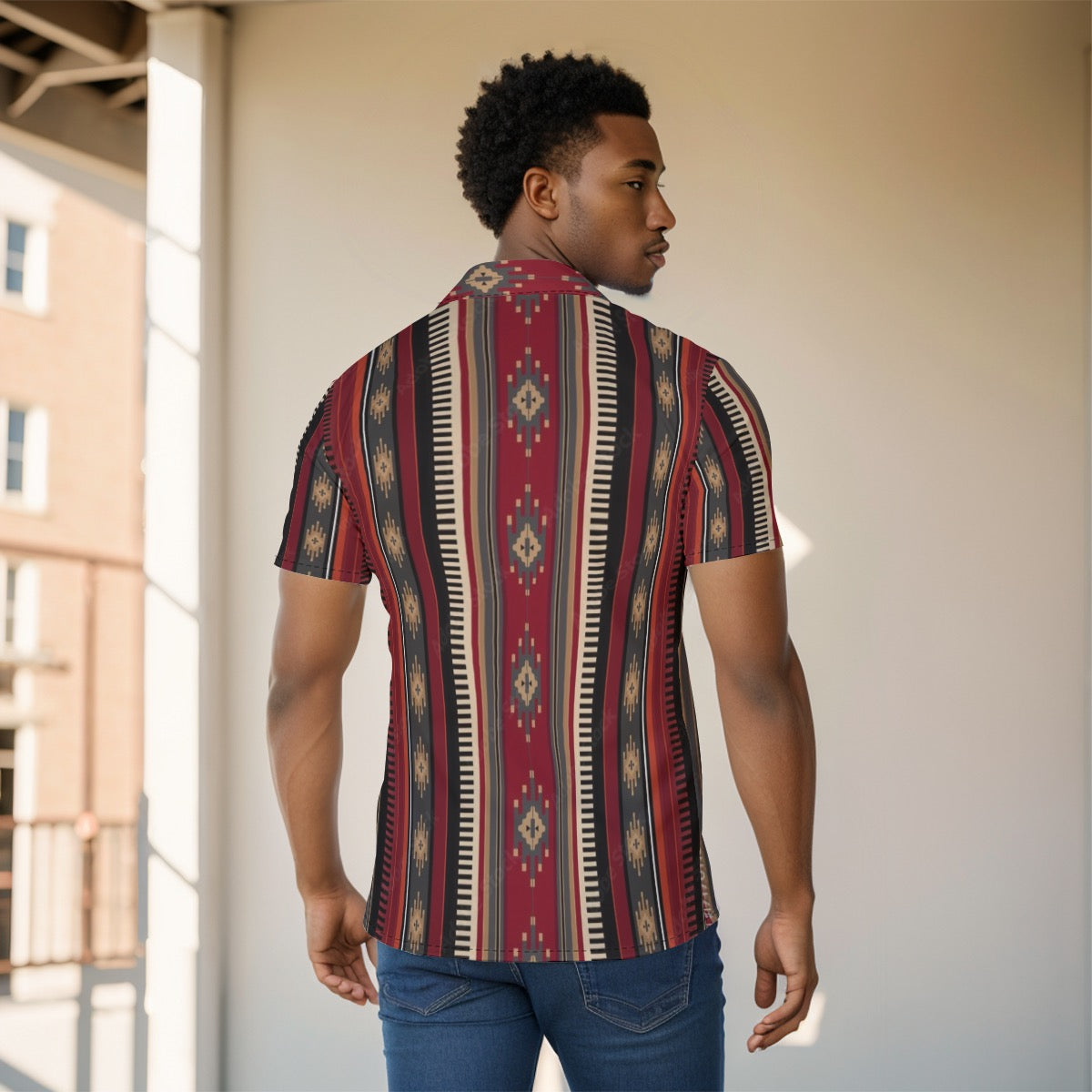 All-Over Print Men's Shirt