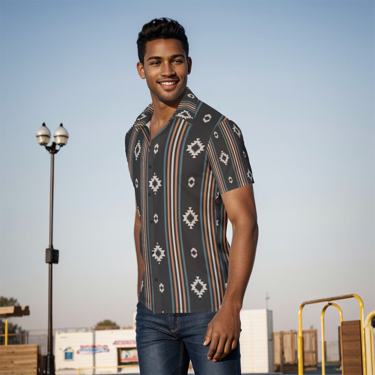 All-Over Print Men's Shirt