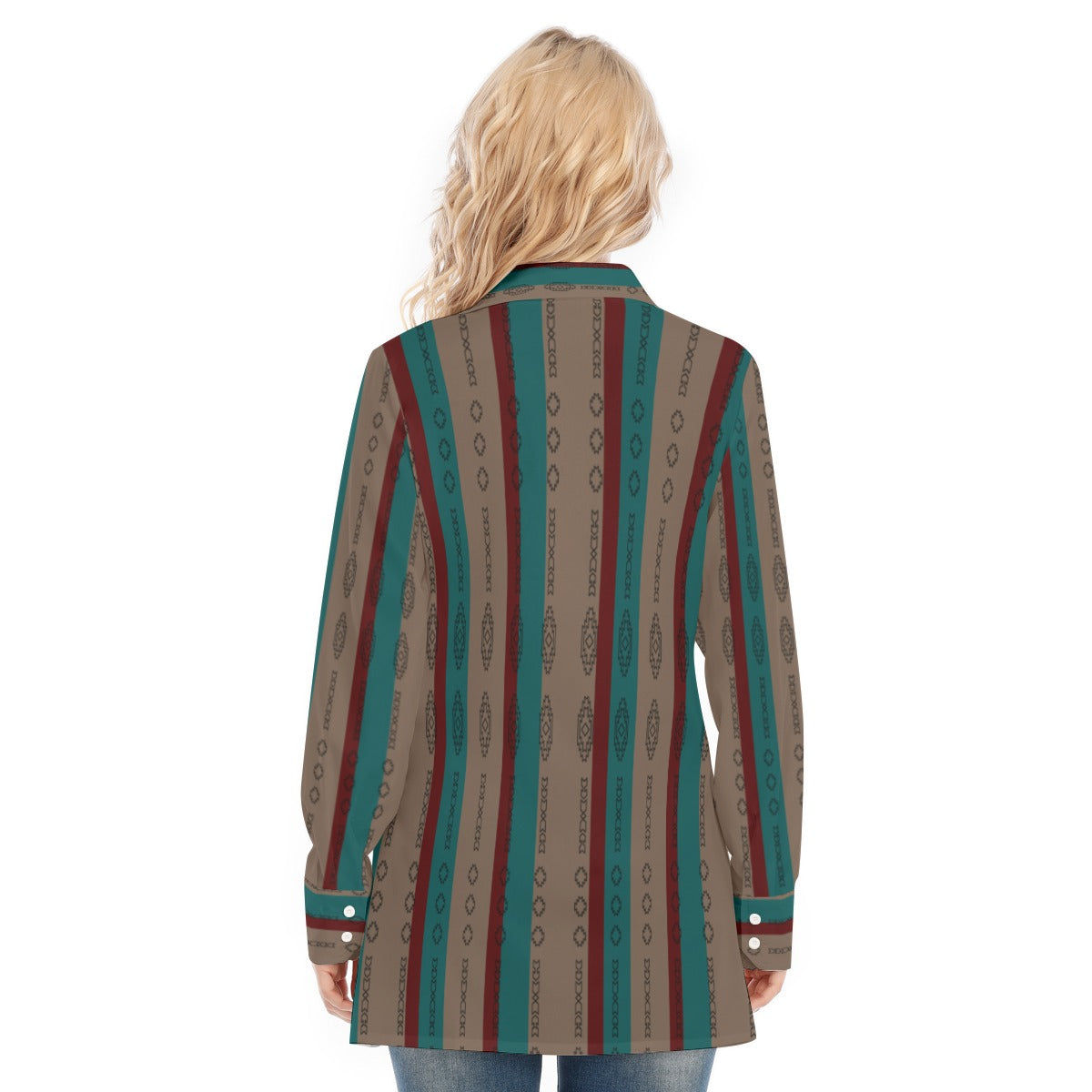 All-Over Print Women's Long Shirt