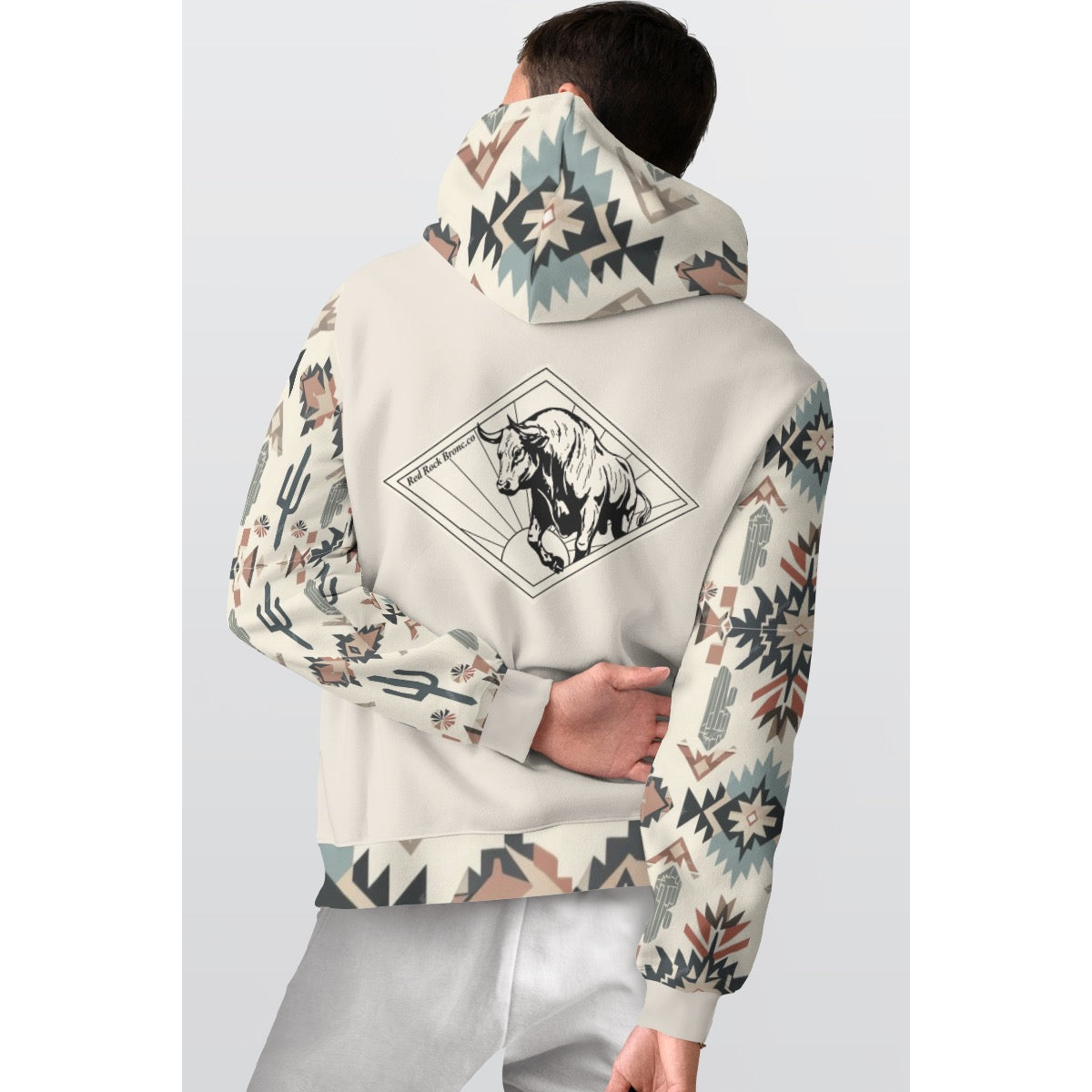 All-Over Print Men's Thicken Pullover Hoodie