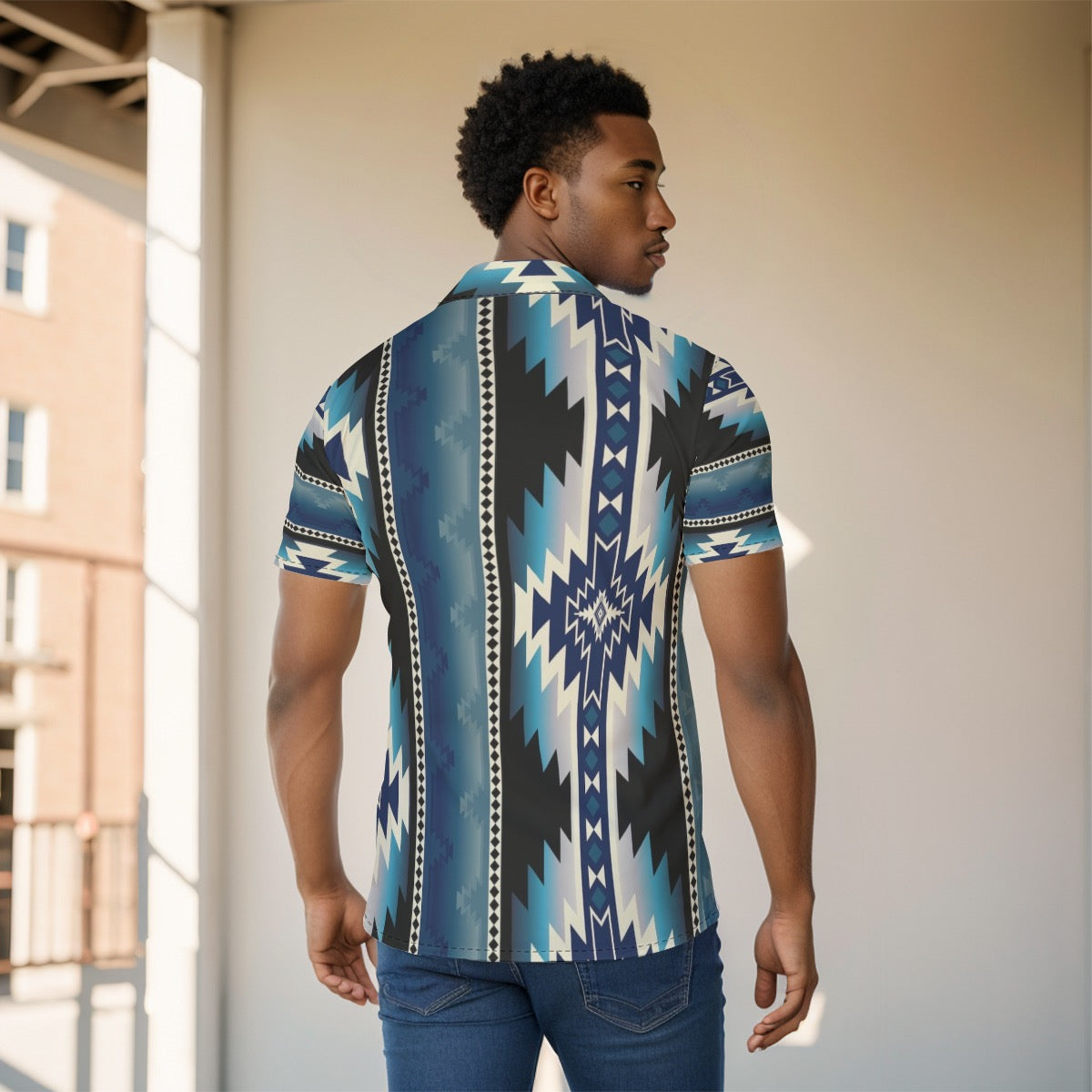 All-Over Print Men's Shirt