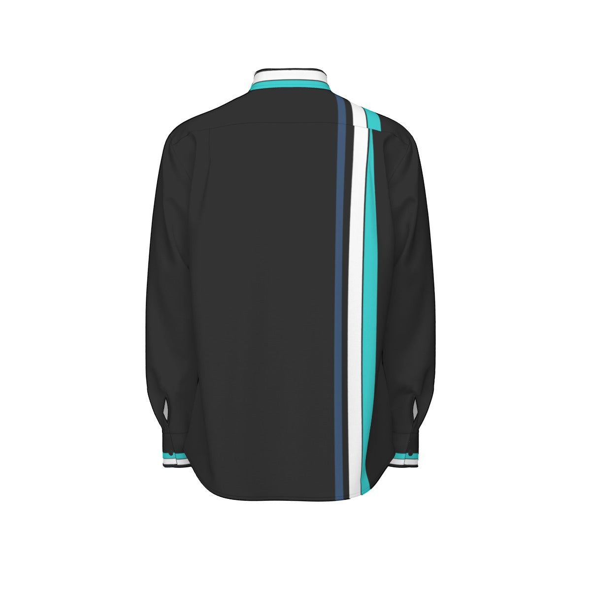 All-Over Print Men's Long Sleeve Shirt | 115GSM Cotton poplin