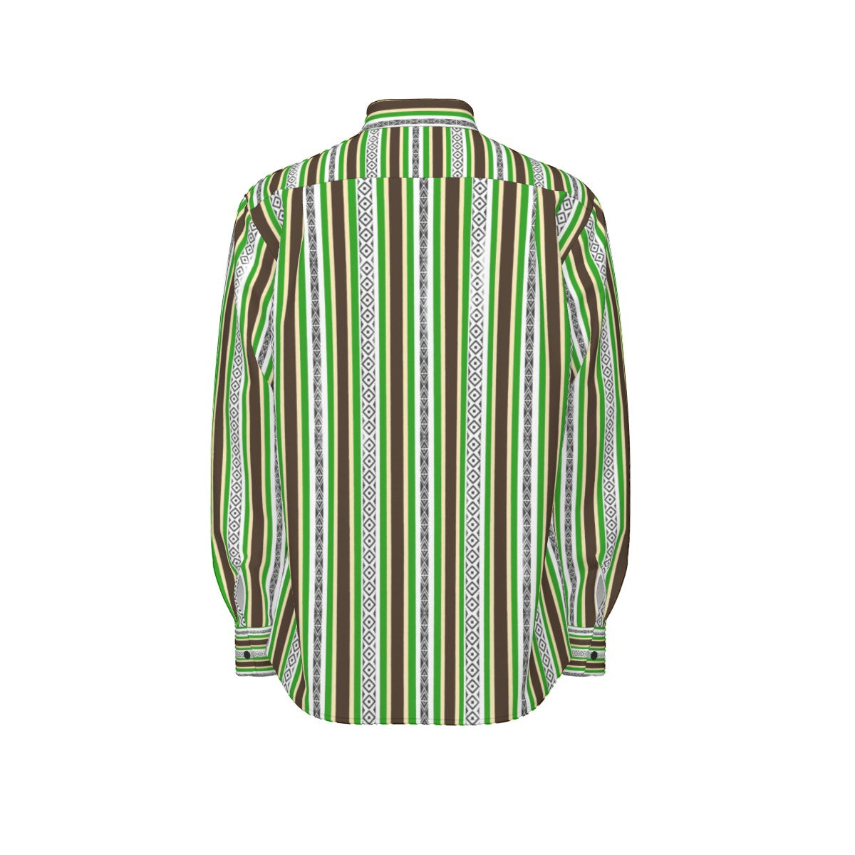 All-Over Print Men's Long Sleeve Shirt | 115GSM Cotton poplin