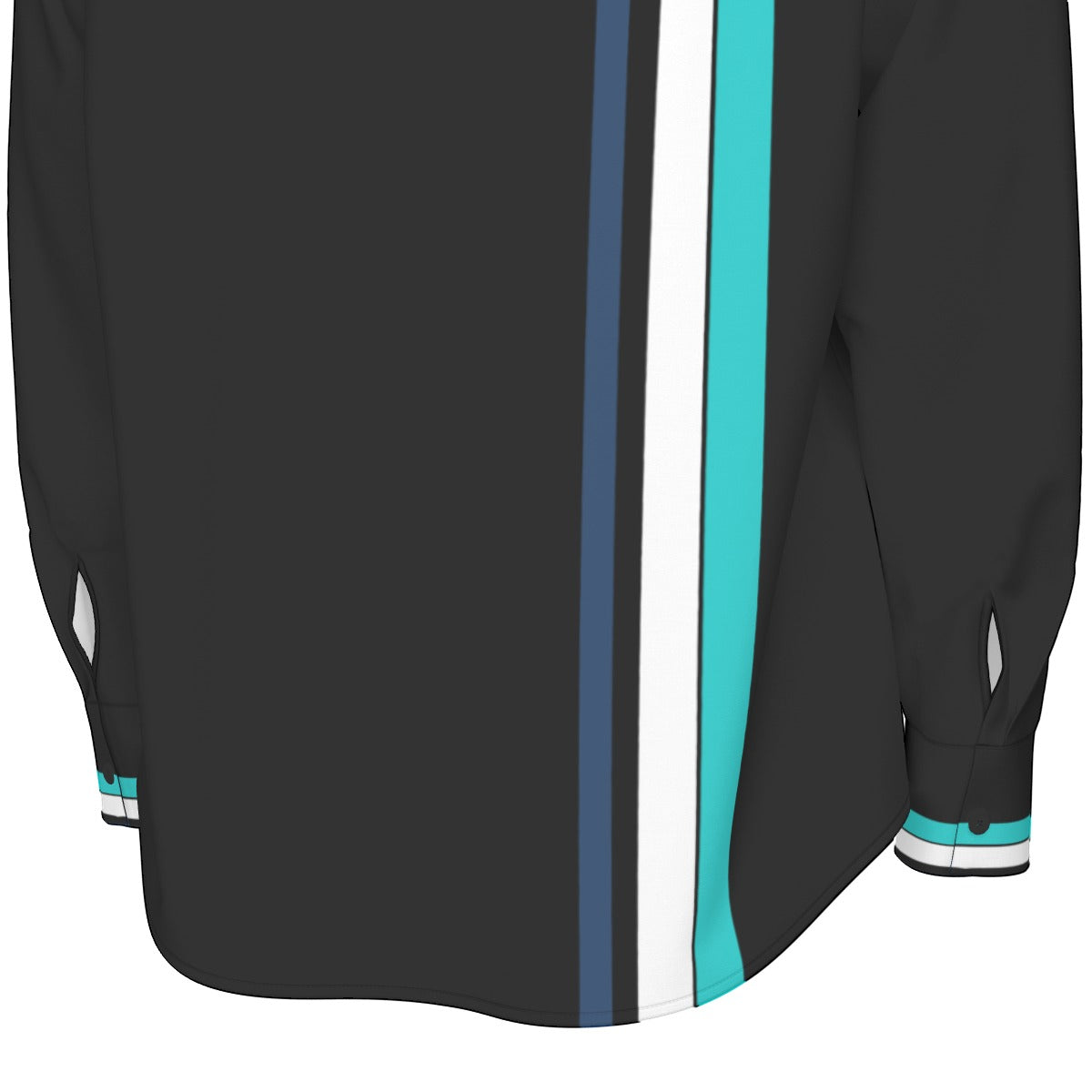 All-Over Print Men's Long Sleeve Shirt | 115GSM Cotton poplin