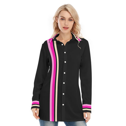 All-Over Print Women's Long Shirt
