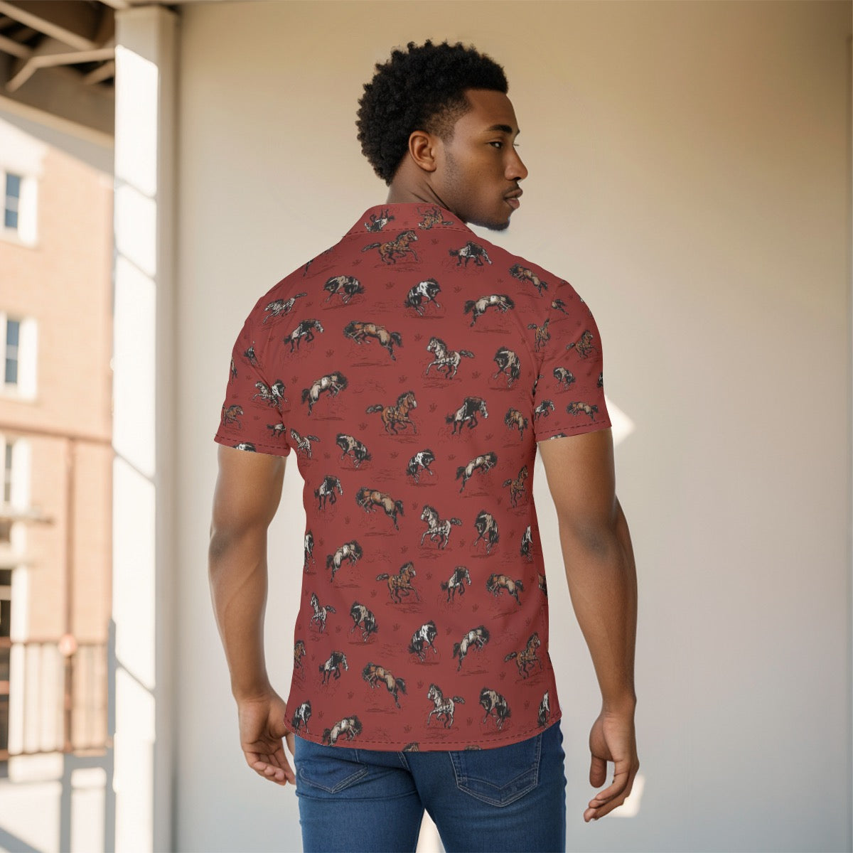 All-Over Print Men's Shirt