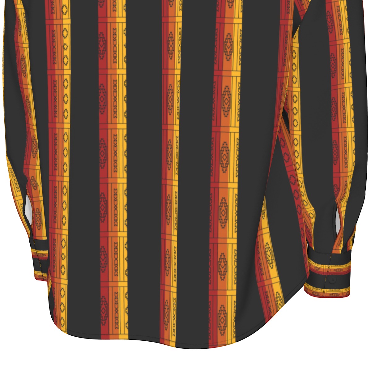 All-Over Print Men's Long Sleeve Shirt | 115GSM Cotton poplin