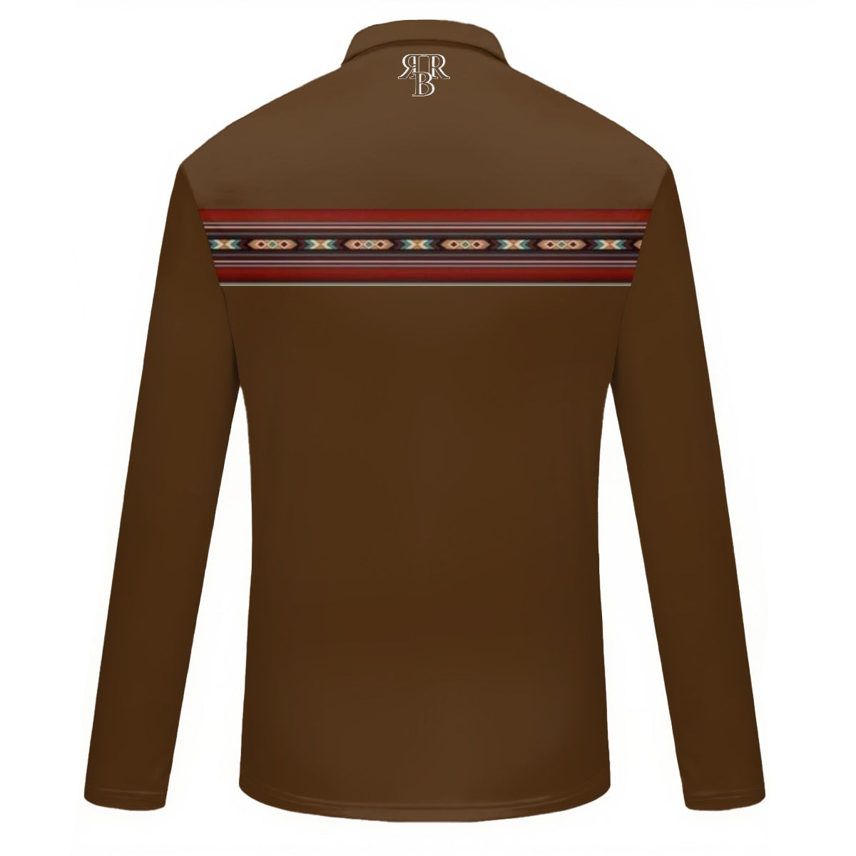All-Over Print Women's Quarter Zip Sport Shirt With  Long Sleeve