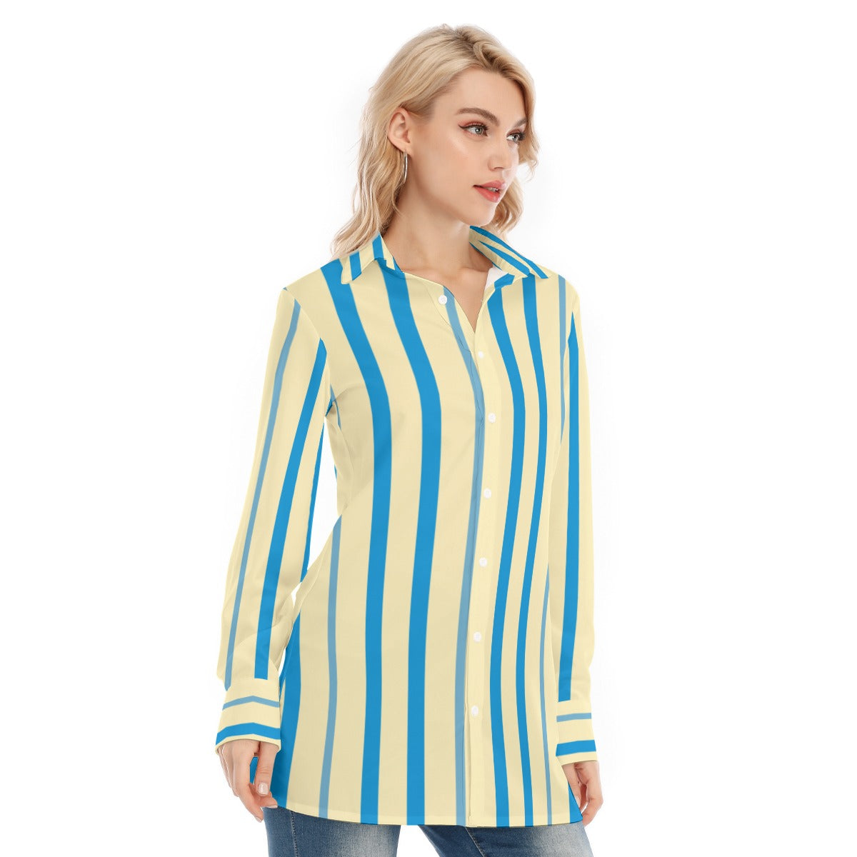 All-Over Print Women's Long Shirt