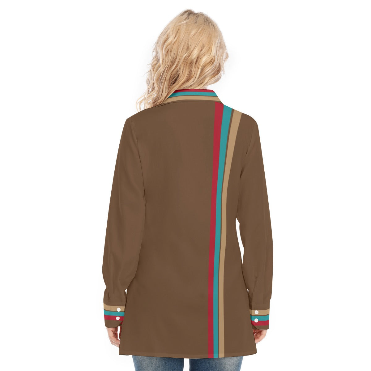 All-Over Print Women's Long Shirt