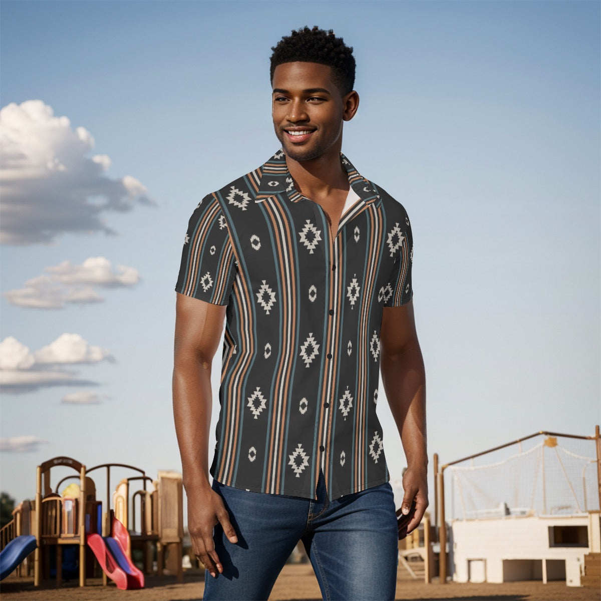 All-Over Print Men's Shirt