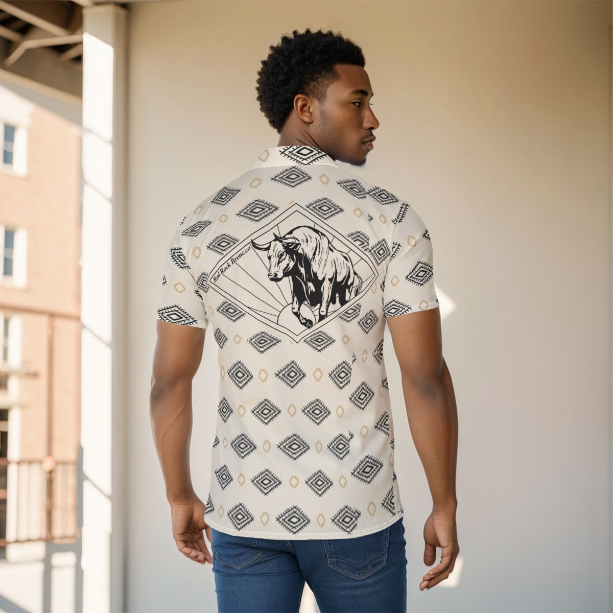 All-Over Print Men's Shirt